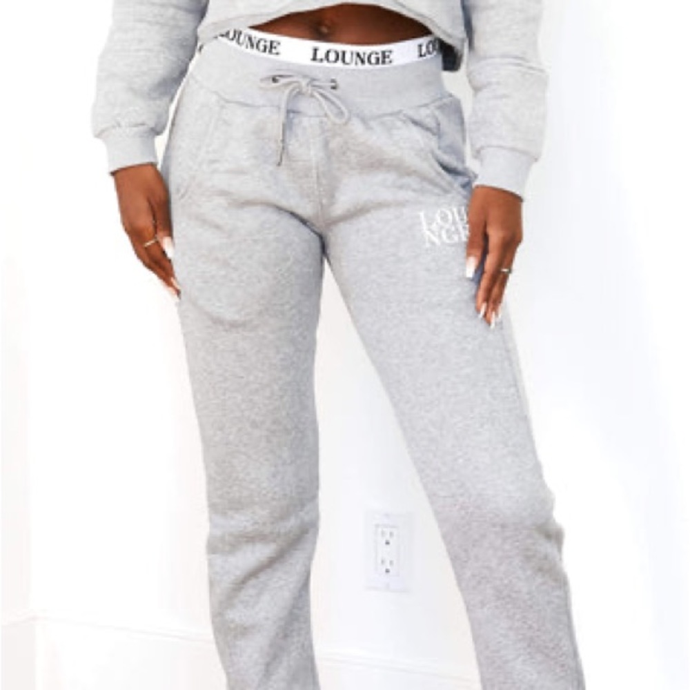 Grey lounge underwear joggers